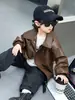 Chaqueta de Cuero de Primavera para Niños 2026 Nuevo Estilo Primavera y Otoño Estilo Coreano Chaqueta de Cuero Guapa para Niños Pequeños y Medianos Modelo Más Vendido