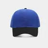 Gorra de Béisbol con Paneles de Colores y Visera Curva con Logo Bordado por Transferencia de Calor, Gorra Promocional de Seis Paneles, Gorra Versátil con Visera Solar de Velcro Mágico