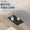 Escritorio y Silla para Personal Combinación Doble Estación de Trabajo para Cuatro Personas Escritorio de Computadora Moderno Simple Portatarjetas para Personal