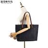 Bolso de Mano de Lona Encerada Casual para Mujer Bolso Cruzado al Hombro Bolsa de Compras Bolsa de Cosméticos Venta Directa de Fábrica Yili