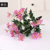 9 ramos de flores de margarita artificiales para decoración de escenas, flores de crisantemo silvestre de alta gama para bodas, flores de crisantemo artificiales