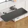 Placa de Extensión para Escritorio, Bandeja Ampliada Específica para Cajón sin Taladro, Soporte Plegable para el Borde del Escritorio del Hogar