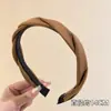Diadema Retorcida Retro para Niña Paleta de Colores Otoño Invierno Diadema Antideslizante para Niños Accesorios para el Cabello Adelgazantes para Rostro de Bebé