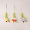 Flor de Crisantemo de Seda de Cabeza Única Estilo Bosque Flor Artificial Accesorio para Fotografía de Picnic Arreglo Floral de Mesa para Sala de Estar Decoración de Celebridad de Internet Flor Artificial