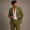 Traje casual de comercio exterior transfronterizo para hombre, conjunto de dos piezas con blazer de dos botones y pantalón con estampado digital