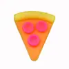 Brinquedo de Aperto de Pizza Simulado em TPR Squeezza Pizza Brinquedo de Alívio de Estresse com Rebote Lento Venda Quente Atravessando Fronteiras Atacado