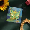 Marcador de Página de Metal Borboleta, Estilo Chinês Clássico, de Alto Padrão e Requintado, uma Linda Caixa de Presente para Alunos Darem a Professores, Clipe de Página de Livro de Alto Valor