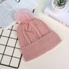Gorro de Punto Cálido de Invierno Gorro de Punto con Forro de Lana y Pompón Engrosado Protección para las Orejas Gorro de Lana Gorro de Invierno