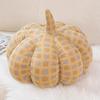 Estilo Nórdico de Lujo Ligero Cojín de Sofá de Calabaza Empalmado Muñeco de Calabaza de Felpa Decoración del Hogar