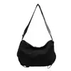 Bolsa de Ombro Leve Casual Simples Estilo Bolinho Bolsa Transversal Versátil Japonesa Bolsa Feminina Mochila para Estudante Universitário Aula Deslocamento