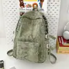 Mochila Minimalista Tendência Estilo Japonês 2025 Nova Mochila de Lona Tie-Dye Leve Bolsa Escolar Simples para Alunos do Ensino Fundamental II e Médio