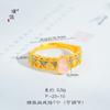 Tienda de Oro Mismo Estilo Oro de Arena Vietnamita Pequeño Jade Calabaza Rosa Pulsera Nuevo Estilo Chino Vintage Ajustable Pulsera con Borla para Mujer