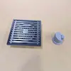 Ralo de Chão Cinza Galvanizado, Aço Inoxidável à Prova de Odores, Grande Vazão para Banheiro, Banheiro, Box de Banho, Ralo de Máquina de Lavar, À Prova de Insetos e Odores