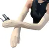 Guantes de Protección Solar para Conducir para Mujer, Mangas de Hielo de Verano Anti-UV, Protectores de Brazo, Parasol Integrado, Mangas Sueltas para Ciclismo y Vehículo Eléctrico