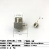 Conector de rosca rápida conector neumático de tubería de aire codo de rosca externa de rosca rápida latón niquelado rosca externa neumático en ángulo recto original