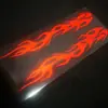 Pegatinas Reflectantes de Llama Colorida para Coche Pegatinas de Fuego Fantasma para Motocicleta Eléctrica Pegatinas Decorativas para Capó de Coche