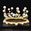Día de San Valentín Chino Venta al por Mayor Corona Adornos para Decoración de Pasteles de Cumpleaños Cisne Encaje Perla Accesorios para Decoración de Pasteles
