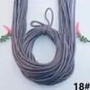 Cuerda Trenzada de Núcleo Bicolor Vertical de 5 mm Correa Cruzada de Moda Cuerda Decorativa Cordón para Cintura de Ropa Longitud Ajustable