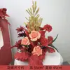 Flores Artificiales para Bodas, Arreglos para Cumpleaños de un Año, Adornos Florales para Compromisos, Arreglos de Piso para Bodas, Flores Artificiales, Flores Decorativas de Bienvenida, Caminos de Flores