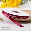 Material de Embalaje para Flores Cinta Impresa en Inglés de 1 cm Cinta Cinta Cinta en Relieve Cinta Cinta Cinta para Embalaje de Pasteles y Regalos