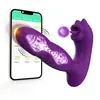 Roupa íntima feminina com vibrador vestível, língua telescópica vibratória, massageador vibratório portátil, produtos adultos em alta