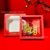 Pegatinas para Teléfono de Oro Puro 999 Año Nuevo de la Oveja, Pegatinas Doradas Lindas y Atractoras de Riqueza con Adhesivo Posterior, Personalizables para Transmisiones en Vivo, Al por Mayor