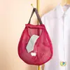 Bolsa Colgante de Malla Hueca para Frutas y Verduras de Cocina Bolsa de Almacenamiento para Cebolla, Papa, Jengibre, Ajo Bolsa de Malla Transpirable Almacenamiento Montado en Pared