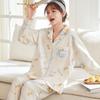 [Algodón de Imitación de Alta Calidad] Pijamas Nuevos Estilo Japonés Primavera y Otoño para Mujeres Chicas Ins Lindos Hello Kitty Ropa para Casa