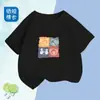 2331 # Ropa de Verano para Niños, Elegante Algodón Puro Modelo Nuevo, Versátil Verano Versión Coreana, Camiseta Básica de Manga Corta Guapa y a la Moda