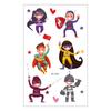 Ruikalong Tatuajes Temporales Impermeables de Sirena Transfronterizos Caricatura Princesa Niños Tatuajes Temporales Tatuaje