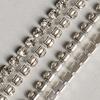 Cadena de Garra de 2 mm-4 mm Pedrería/Base Dorada y Plateada Encriptada DIY/Cadena de Diamantes de Garra/Cadena de Garra Cadena de Diamantes para Teléfono Móvil Venta al por Mayor