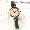 Relógio Elegante Vintage Feminino Estudante Ins Estilo Avançado Luxo Leve Estilo Britânico Mostrador Pequeno Relógio de Pulso Feminino a Quartzo