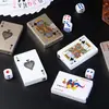 Estilo Popular de Influencer de Tiktok Encendedor Inflable de Carta de Póker Resistente al Viento Llama Verde de Gama Alta Nuevo Encendedor de Póker al por Mayor