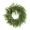 Guirlanda de Pinheiro Norfolk de Natal, Guirlanda Decorativa de Abeto da Ilha Sul Artificial, Guirlanda Pendurada na Porta de Videira de Planta Verde