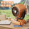 Ventilador Externo Oscilante de Alta Velocidade 2026 Modelo Novo 100 Velocidades Transfronteiriço 6 polegadas com Iluminação, Display Digital, Ventilador de Camping de Grande Capacidade