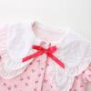 Mono de primavera y otoño para niña, ropa estampada de manga larga para bebé recién nacido, ropa de princesa estilo occidental 2318