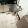 Empaquetado Pollo Asado Ovalado Embudo de Acero Inoxidable Soporte de Relleno Telescópico con Soporte Bolsa Embudo Boca Ancha Express