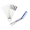 Escova para Ferramentas, Escova para Pistola de Pintura, Escova de Limpeza para Caneta de Pintura, Escova de Limpeza para Agulha de Carburador, Conjunto de Cinco Peças de Escovas, Escova de Limpeza para Equipamento de Tatuagem
