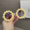 Gafas de Sol Plegables Lindas de Flores para Niños Gafas de Margarita Girasol Visera Solar para Niñas Gafas de Sol Moda Transfronteriza Juguetes