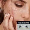Pegatinas de Diamantes, Pegatinas Decorativas para Cara, Maquillaje de Escenario para Niña con Diamantes, Pegatinas de Cristal, Pegatinas de Maquillaje, Pegatinas para Cejas, Pegatinas de Tatuajes Transfronterizas
