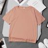 2020 outono transfronteiriço e inverno assentamento camisa t-shirt solta japonesa harajuku estilo simples cor sólida manga curta 8 cores em estoque