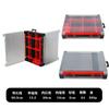 Yajie YJ caja de señuelos de doble cara caja de accesorios multifuncional resistente a la presión resistente a caídas impermeable equipo de pesca caja de señuelos artificiales caja de señuelos portátil de doble capa