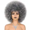 Explosão de cabelo AFRO transfronteiriça Peruca de cabeça Afro Africana Cor de performance Fãs Bola Engraçado Engraçado Vestido