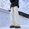Pantalones casuales Dopamine de softshell para exteriores, diseño de pierna recta, efecto adelgazante, versátiles, nueva colección de otoño, marca de moda, elegantes pantalones largos de retazos