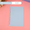 Capa para Caderno A4 com Folhas Soltas Capa para Encadernação de Documentos Binder de 30 Furos Caderno B5 Manual Capa Removível para Folhas Soltas