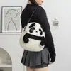 Nova Bolsa de Ombro de Urso de Pelúcia Coelho Bolsa de Pelúcia Bolsa de Mão Feminina Bolsa Fofa de Grande Capacidade Bolsa de Cosméticos para Exterior