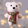 Colgante de Muñeco Oso Navideño, Decoración de Escena Navideña, Atmósfera Festiva, Colgante de Muñeco Muñeco de Nieve Navideño al por Mayor