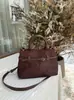 Nova Bolsa de Ombro e Transversal Versátil Suede Fosco Vintage Outono/Inverno 2026 Bolsa de Mão Versátil para o Dia a Dia para Mulheres Tendência