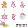 Pintura de Diamantes Creativa Transfronteriza Personalizada Punto de Diamante Hecho a Mano Colgante DIY Lleno de Diamantes Bolso Cartera Colgante Pegatina de Diamantes