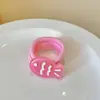 Goma para el pelo con forma de corazón de dopamina estilo coreano para mujer, diadema infantil de alta gama, goma elástica para coleta alta no dañina